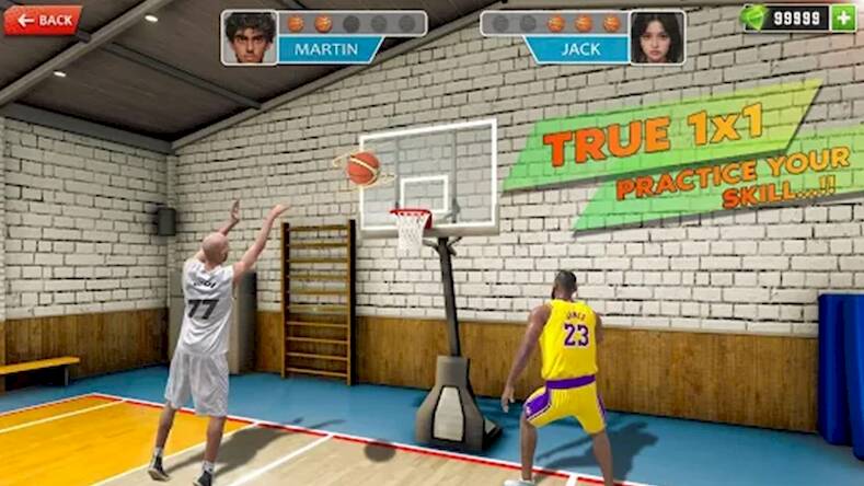 Скачать взломанную баскетбол арена игра [Много денег] MOD apk на Андроид