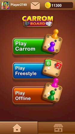 Скачать взломанную Carrom Board Carrom Board Game [Много монет] MOD apk на Андроид