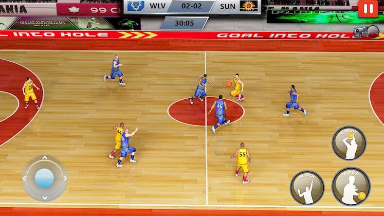 Скачать взломанную Basketball Games: Dunk & Hoops [Много монет] MOD apk на Андроид