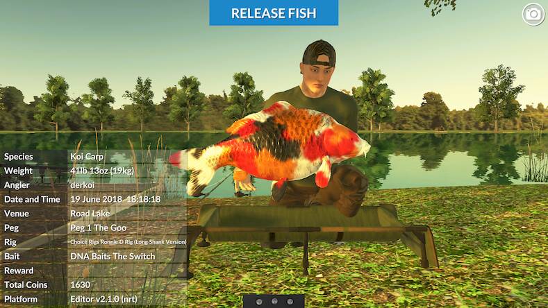 Скачать взломанную Carp Fishing Simulator [Мод меню] MOD apk на Андроид