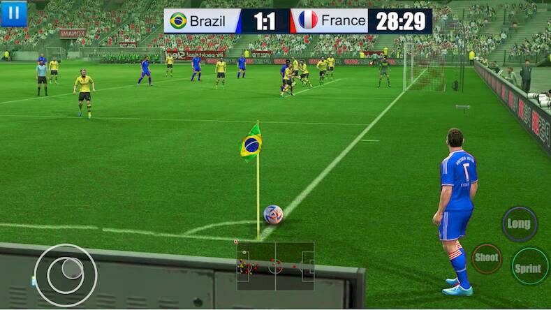 Скачать взломанную Football Soccer World Cup 2023 [Много денег] MOD apk на Андроид