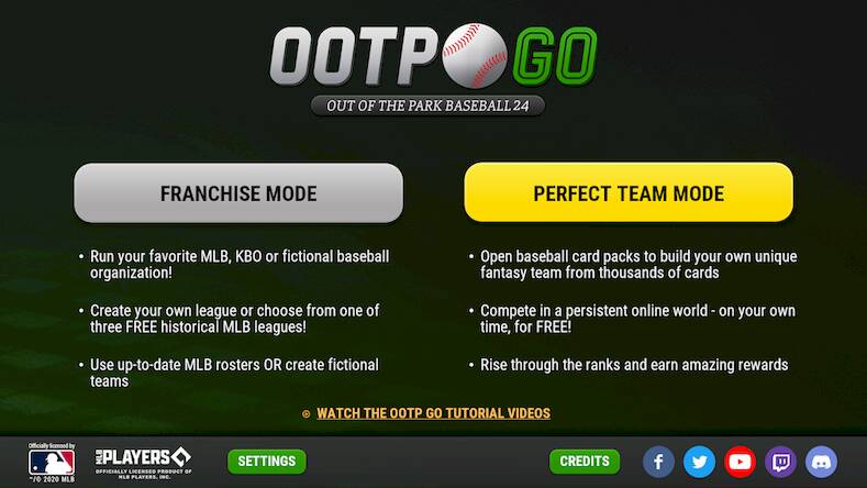 Скачать взломанную OOTP Baseball Go 24 [Много денег] MOD apk на Андроид