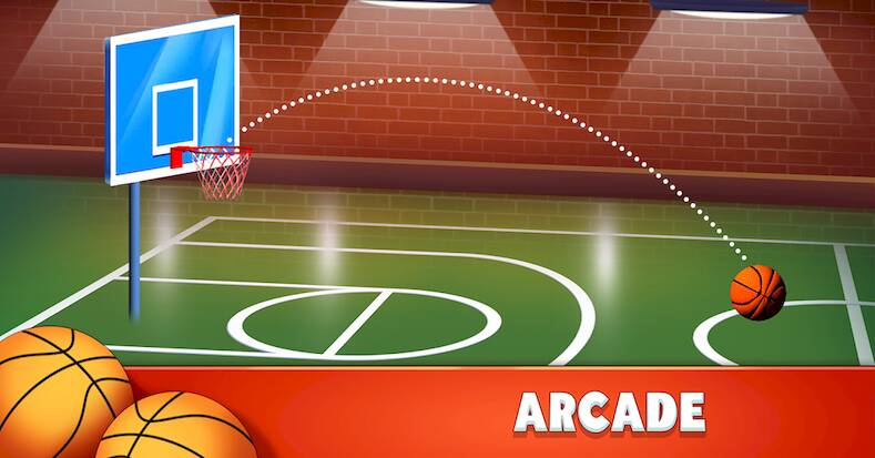 Скачать взломанную Basketball Shooting [Много денег] MOD apk на Андроид