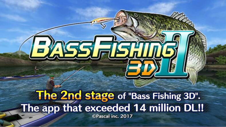 Скачать взломанную Bass Fishing 3D II [Бесплатные покупки] MOD apk на Андроид