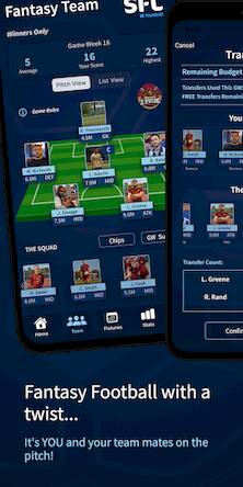 Скачать взломанную SFL Fantasy Football [Мод меню] MOD apk на Андроид