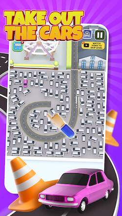 Скачать взломанную Parking Jam: Car Parking Games [Бесплатные покупки] MOD apk на Андроид