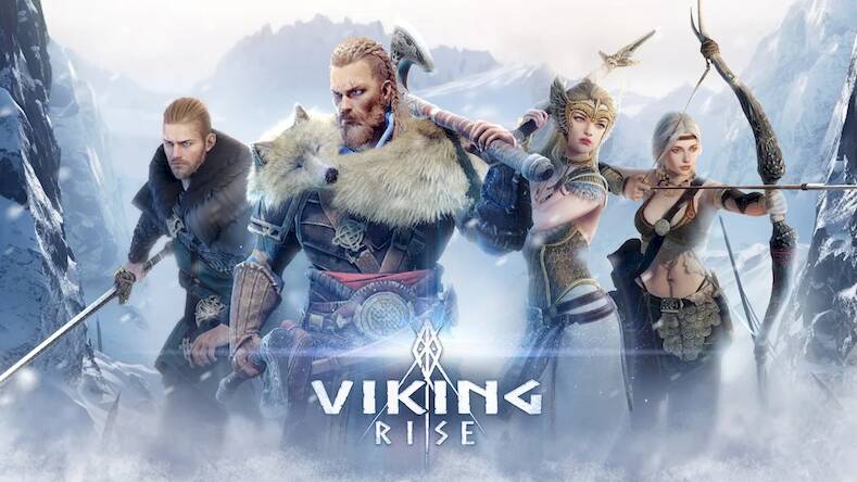 Скачать взломанную Viking Rise [Много денег] MOD apk на Андроид