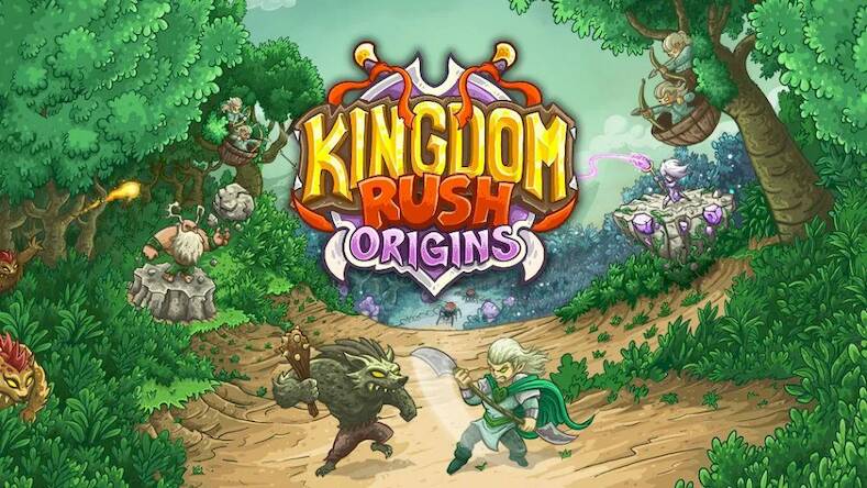 Скачать взломанную Kingdom Rush Origins  [Бесплатные покупки] MOD apk на Андроид