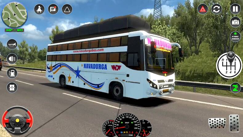 Скачать взломанную Автобус Транспорт Реальный Сим [Бесплатные покупки] MOD apk на Андроид