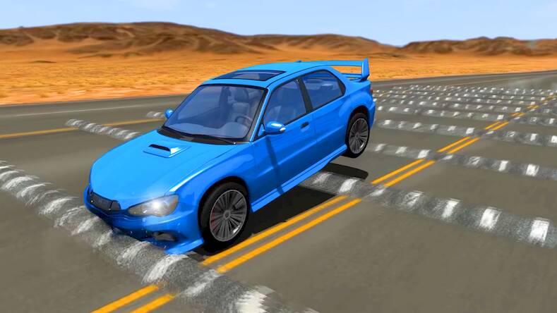 Скачать взломанную Beam Drive Road Crash 3D Games [Много монет] MOD apk на Андроид