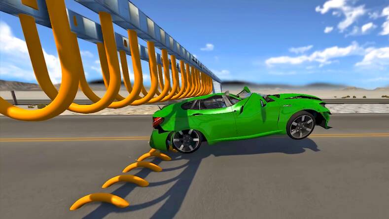 Скачать взломанную Beam Drive Road Crash 3D Games [Много монет] MOD apk на Андроид