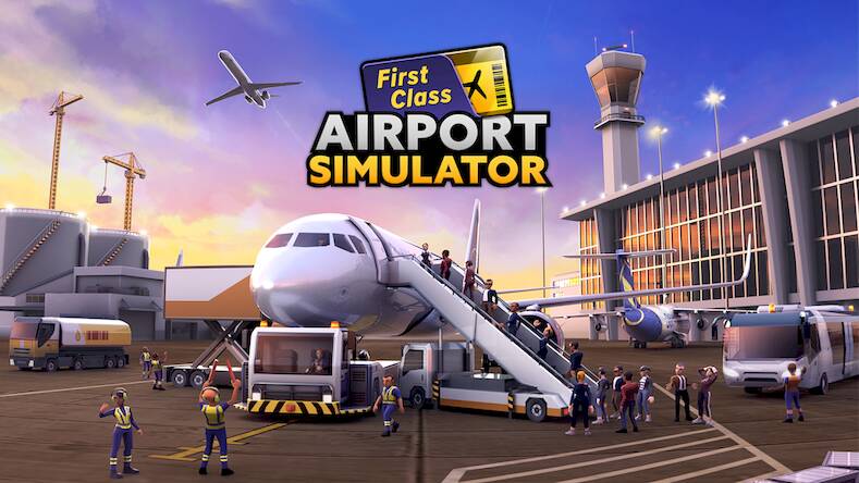 Скачать взломанную Airport Simulator: 3D Terminal [Много денег] MOD apk на Андроид