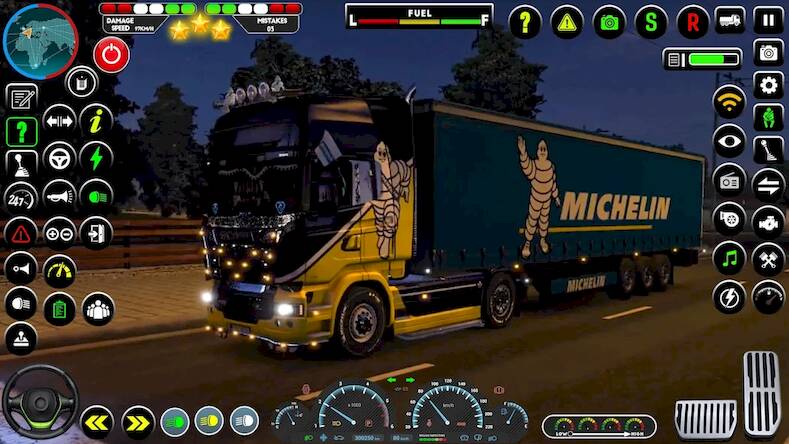 Скачать взломанную Euro Truck Driver 3D Dirigindo [Бесплатные покупки] MOD apk на Андроид