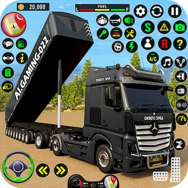 Скачать взломанную Truck Driving truck Simulator [Много денег] MOD apk на Андроид
