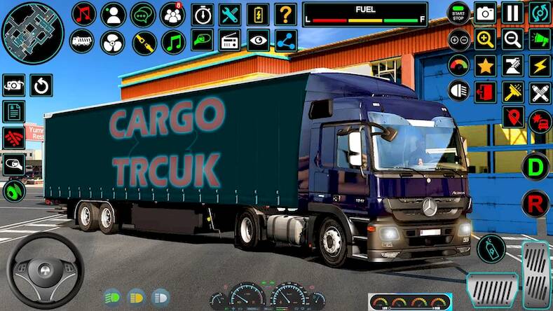 Скачать взломанную Truck Driving truck Simulator [Много денег] MOD apk на Андроид