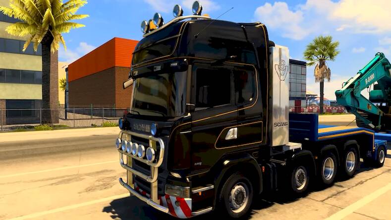 Скачать взломанную Euro Truck Simulator Ultimate [Много денег] MOD apk на Андроид