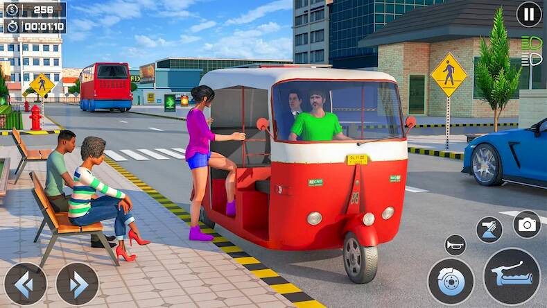 Скачать взломанную Tuk Tuk Auto Rickshaw Game [Бесплатные покупки] MOD apk на Андроид