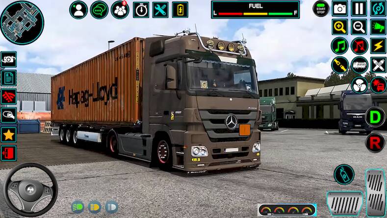 Скачать взломанную Городские игры Euro Truck 2023 [Мод меню] MOD apk на Андроид