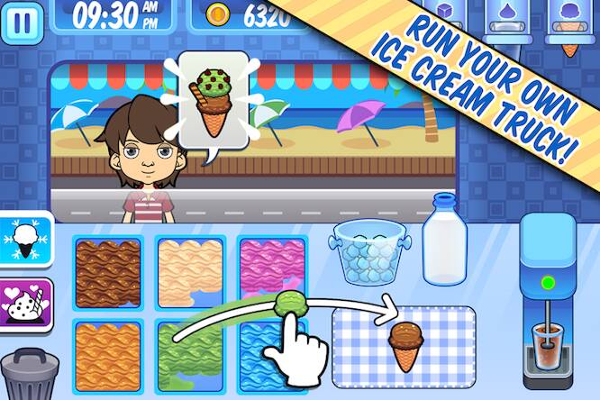 Скачать взломанную My Ice Cream Truck Игра с едой [Мод меню] MOD apk на Андроид
