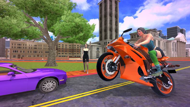 Скачать взломанную Nitro Bike Taxi [Мод меню] MOD apk на Андроид