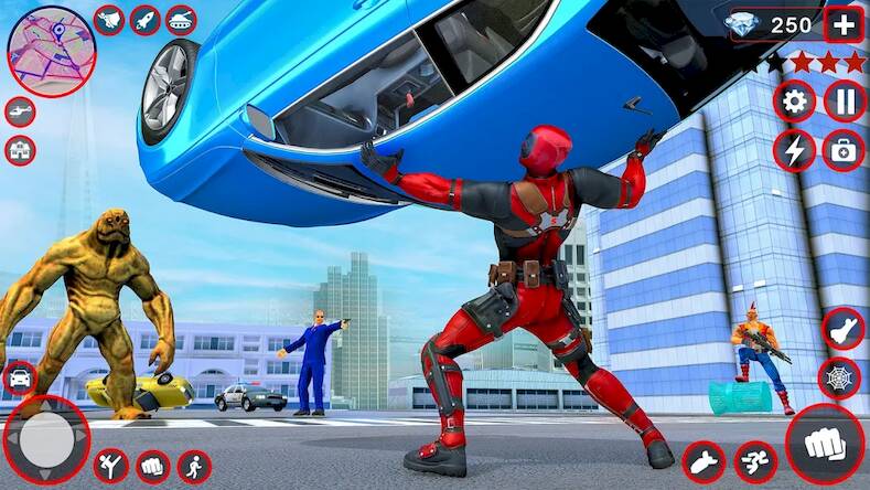 Скачать взломанную Spider Rope Hero Man Game [Мод меню] MOD apk на Андроид
