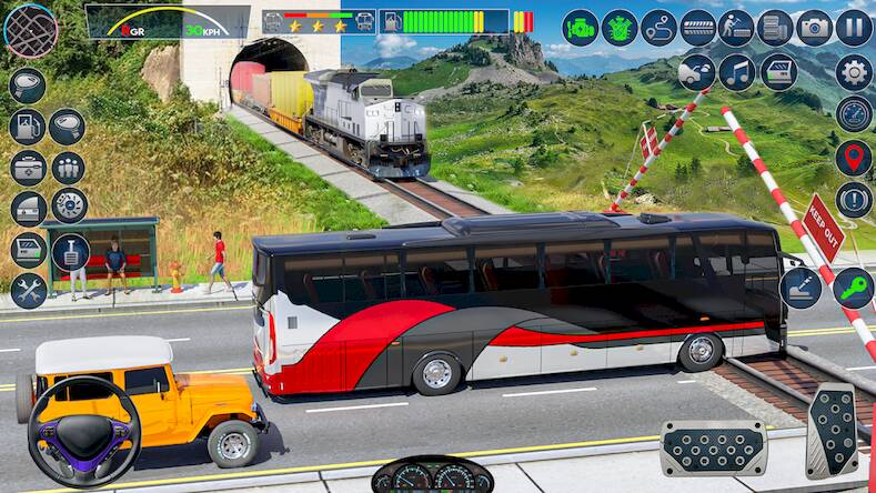 Скачать взломанную автобусы: симулятор автобуса [Мод меню] MOD apk на Андроид
