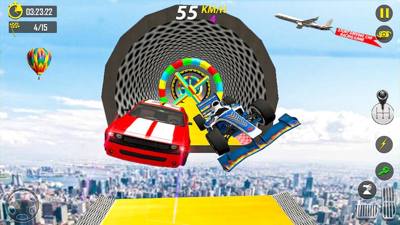 Скачать взломанную Car stunt driving game 3d race [Бесплатные покупки] MOD apk на Андроид