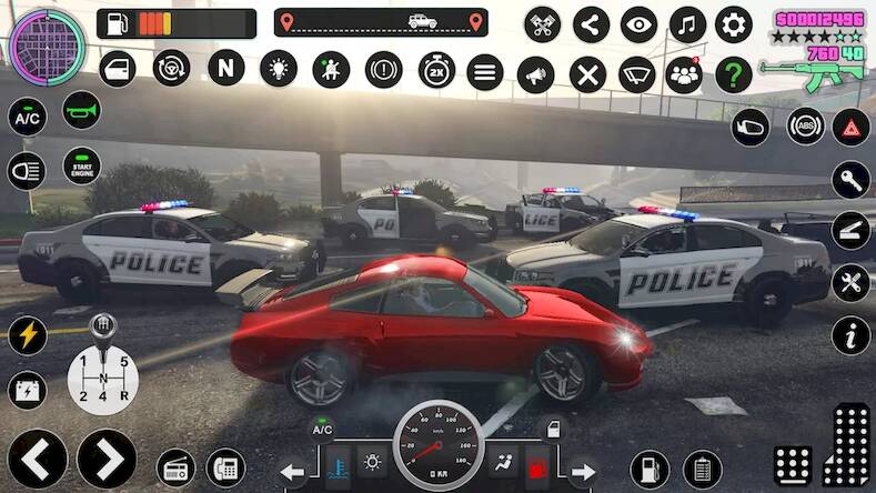 Скачать взломанную US Cop Duty Police Car Game [Мод меню] MOD apk на Андроид