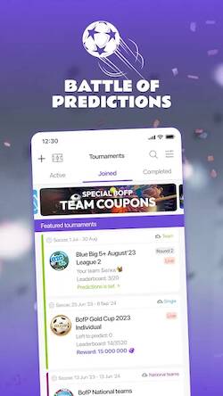 Скачать взломанную Battle of Predictions - Sports [Бесплатные покупки] MOD apk на Андроид