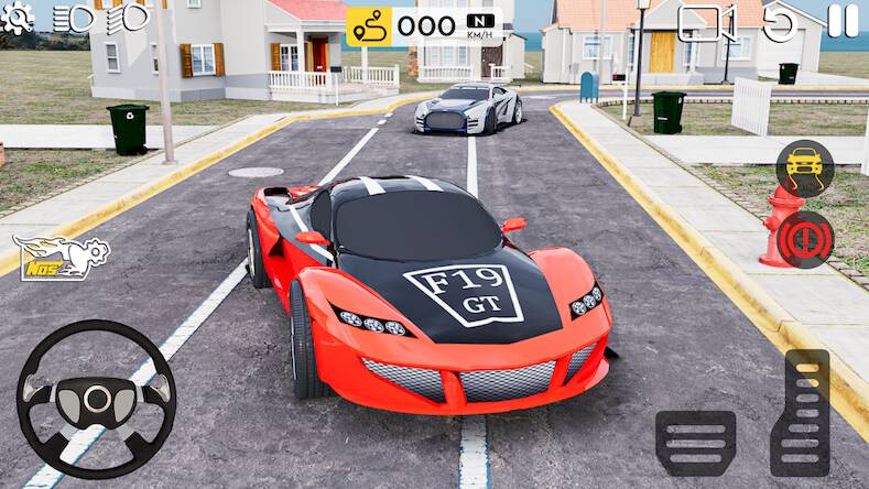 Скачать взломанную Extreme Car Driving Offline [Много монет] MOD apk на Андроид