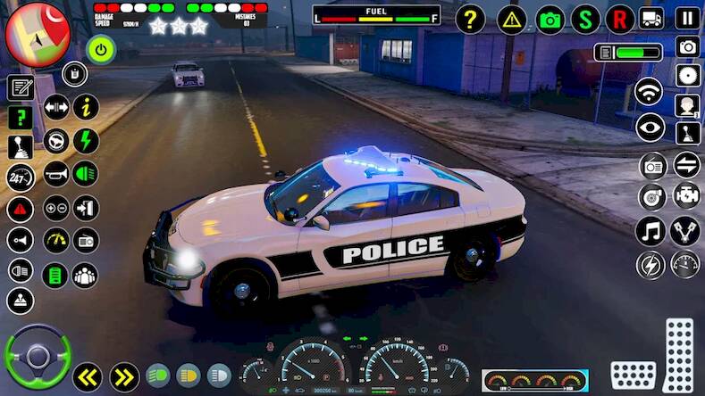 Скачать взломанную Us Police Car Parking Sim 3D [Много монет] MOD apk на Андроид