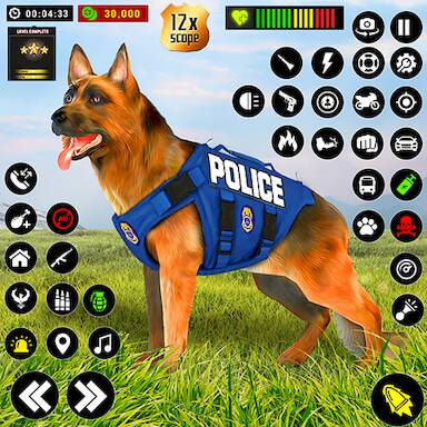 Скачать взломанную US Police Dog City Crime Chase [Много денег] MOD apk на Андроид