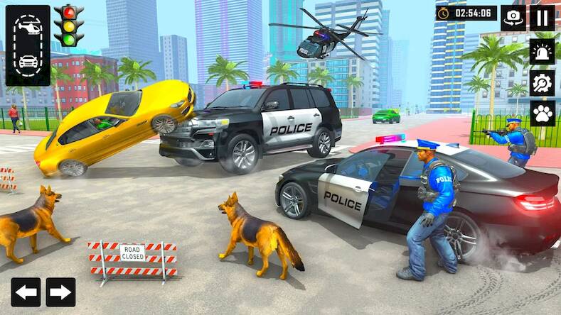 Скачать взломанную US Police Dog City Crime Chase [Много денег] MOD apk на Андроид