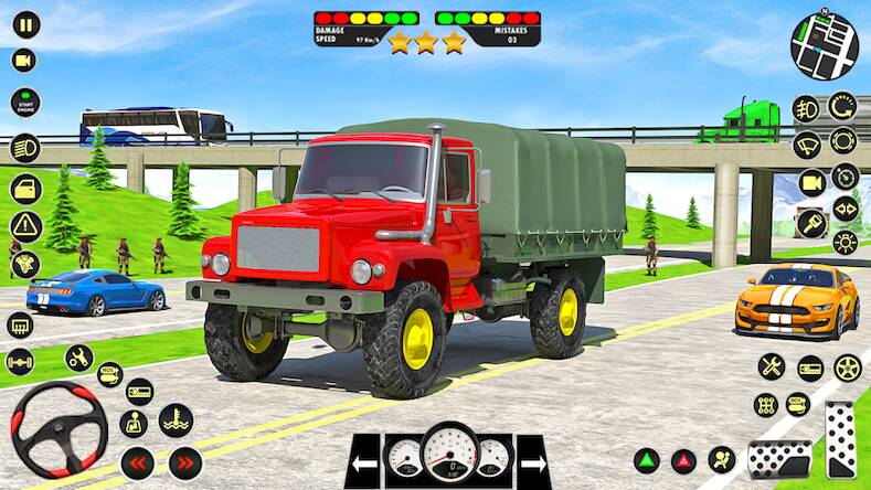 Скачать взломанную Army Vehicle Transport Games [Мод меню] MOD apk на Андроид
