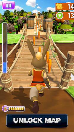Скачать взломанную Subway Runner Bunny Run Games [Бесплатные покупки] MOD apk на Андроид