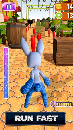 Скачать взломанную Subway Runner Bunny Run Games [Бесплатные покупки] MOD apk на Андроид