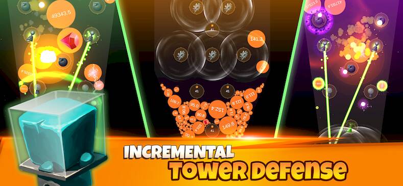 Скачать взломанную TowerBall: Idle Incremental TD [Мод меню] MOD apk на Андроид