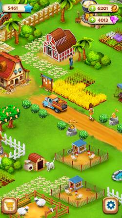 Скачать взломанную Country Valley Farming Game [Много денег] MOD apk на Андроид