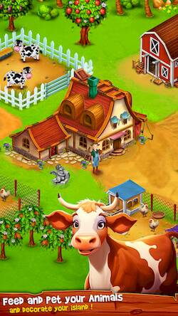 Скачать взломанную Country Valley Farming Game [Много денег] MOD apk на Андроид