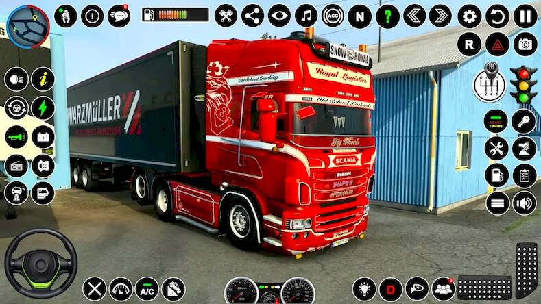 Скачать взломанную тяжелый груз грузовик игра 3d [Много денег] MOD apk на Андроид