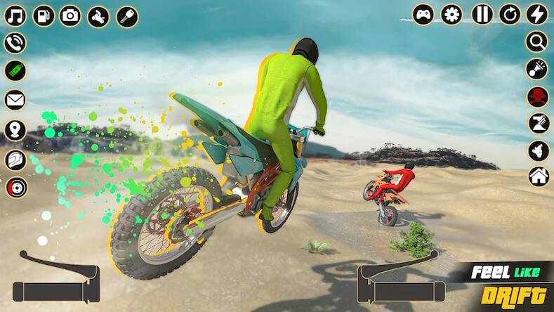 Скачать взломанную Wheelie Игры грязных велосипед [Много монет] MOD apk на Андроид