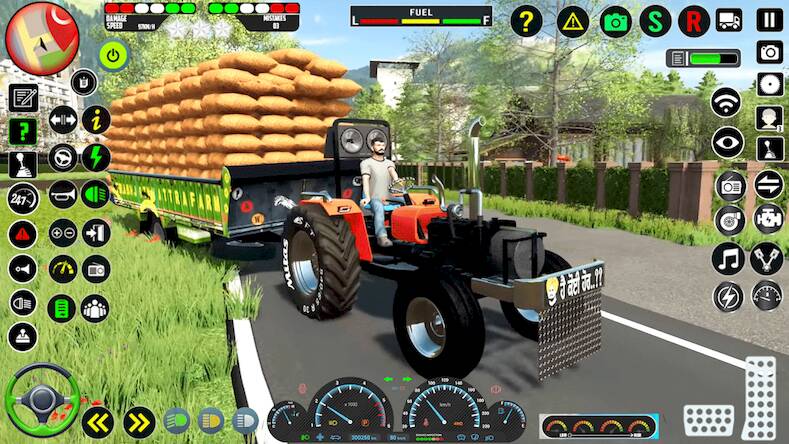 Скачать взломанную Tractor Driving: Farming Games [Много монет] MOD apk на Андроид