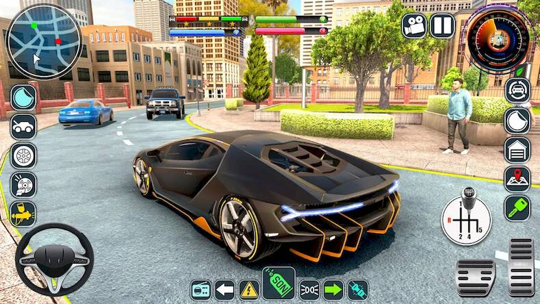 Скачать взломанную Автомобильная игра Lamborghini [Бесплатные покупки] MOD apk на Андроид