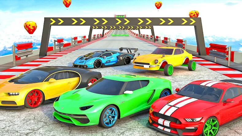 Скачать взломанную Ramp Car Stunts: GT Car Games [Бесплатные покупки] MOD apk на Андроид