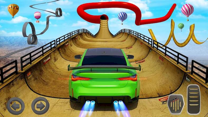 Скачать взломанную Ramp Car Stunts: GT Car Games [Бесплатные покупки] MOD apk на Андроид