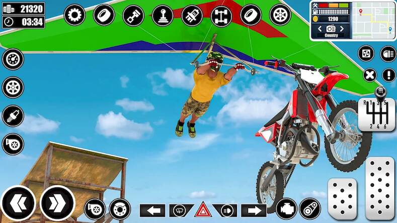 Скачать взломанную Bike Stunts Race : Bike Games [Много монет] MOD apk на Андроид