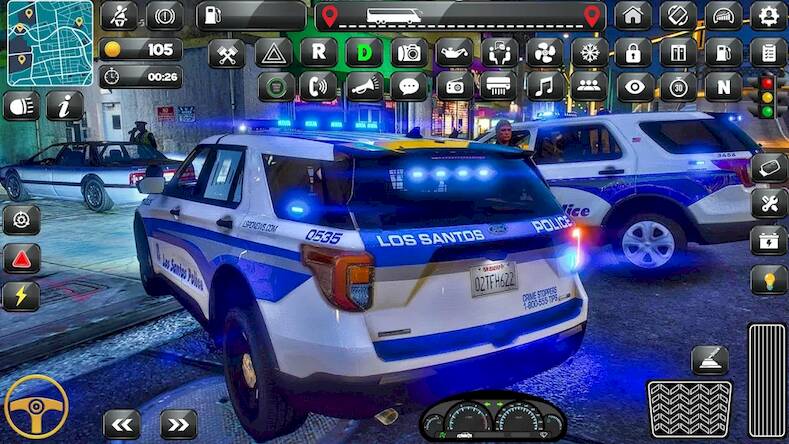 Скачать взломанную Полицейская парковка 3D-игра [Много монет] MOD apk на Андроид
