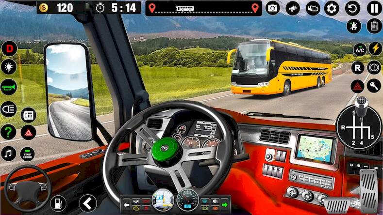Скачать взломанную Bus Simulator: Tour Bus Driver [Много денег] MOD apk на Андроид