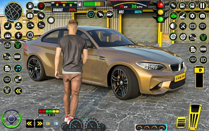 Скачать взломанную City Car Game: Driving School [Мод меню] MOD apk на Андроид