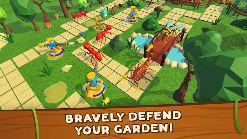 Скачать взломанную Grand Garden Defender [Бесплатные покупки] MOD apk на Андроид
